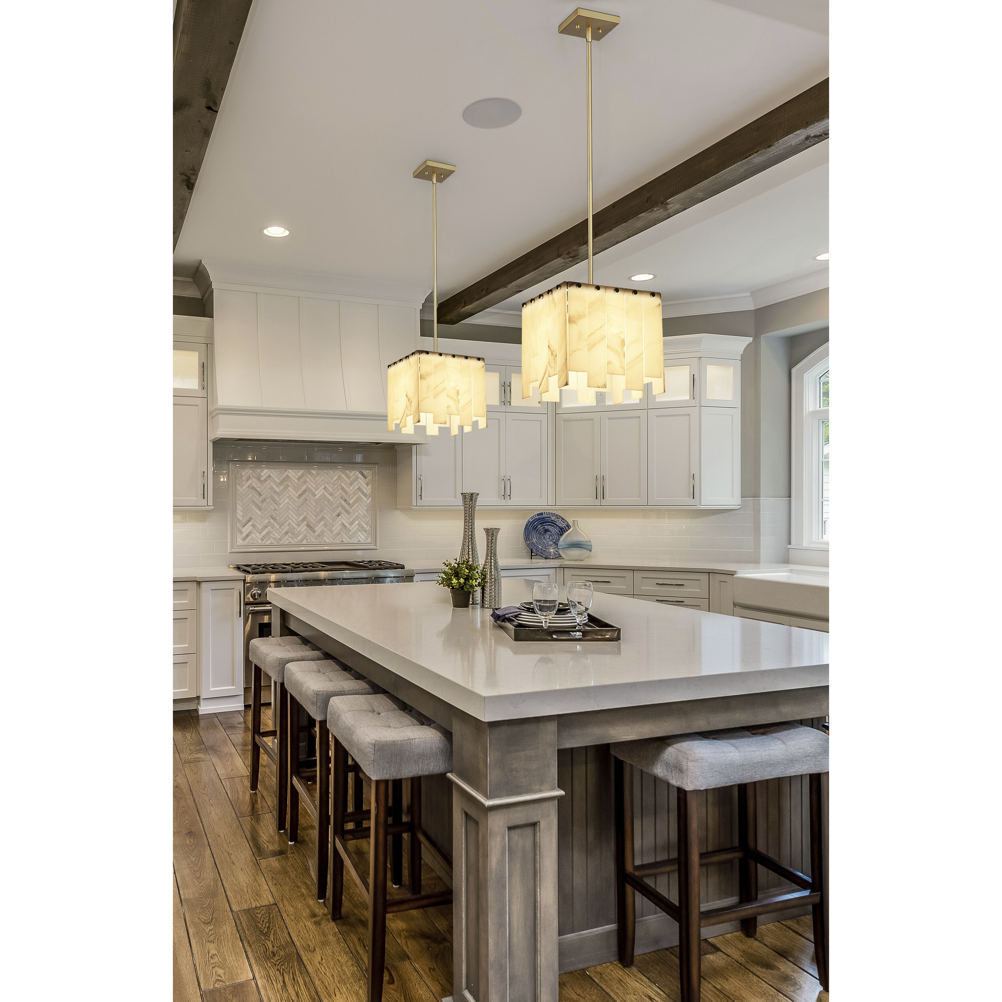 Viviana 1 Light 11.5 inch Rubbed Brass Pendant Ceiling Light