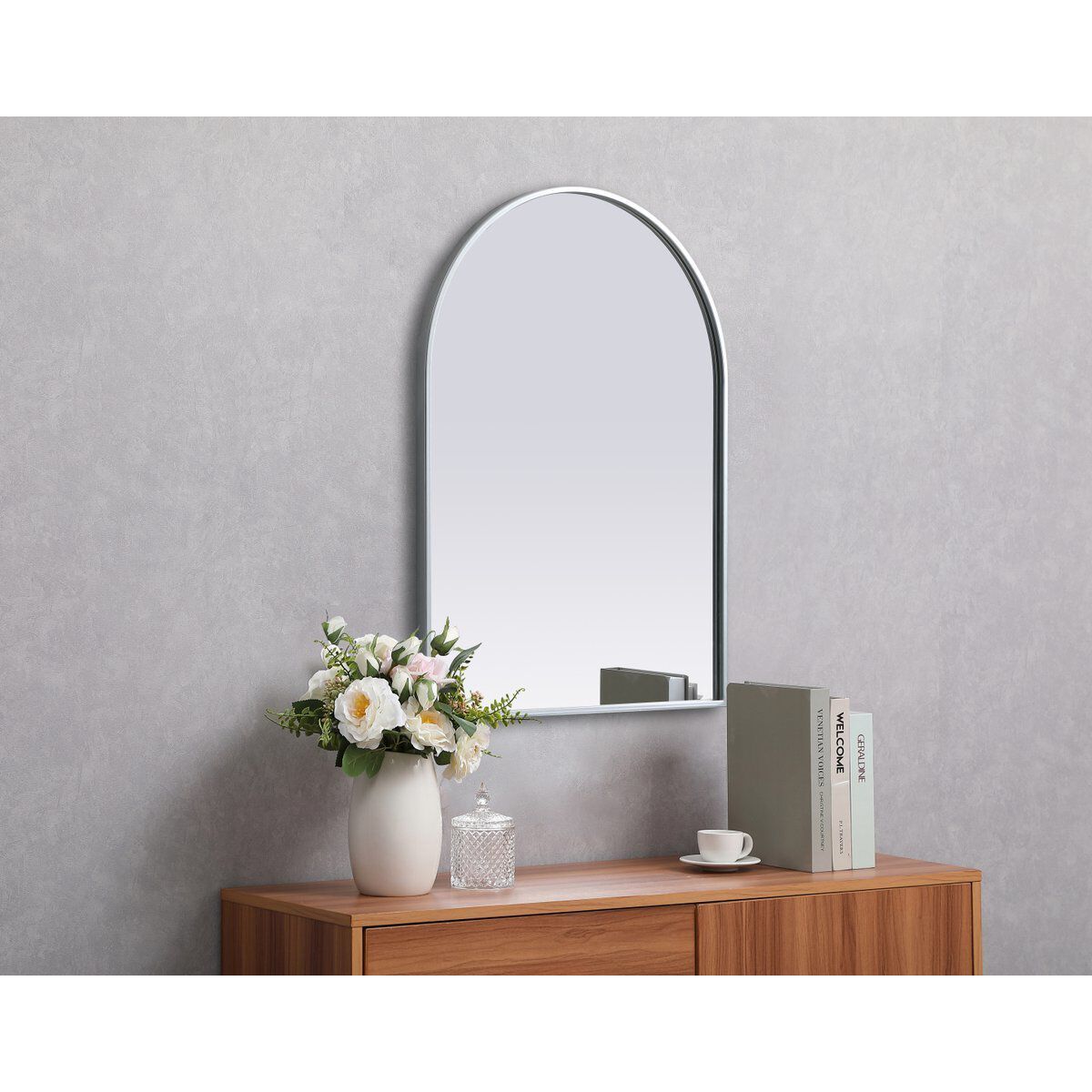 Ayra 30 X 22 inch Silver Mirror