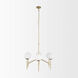 Edie 29.92 inch Gold Chandelier Ceiling Light