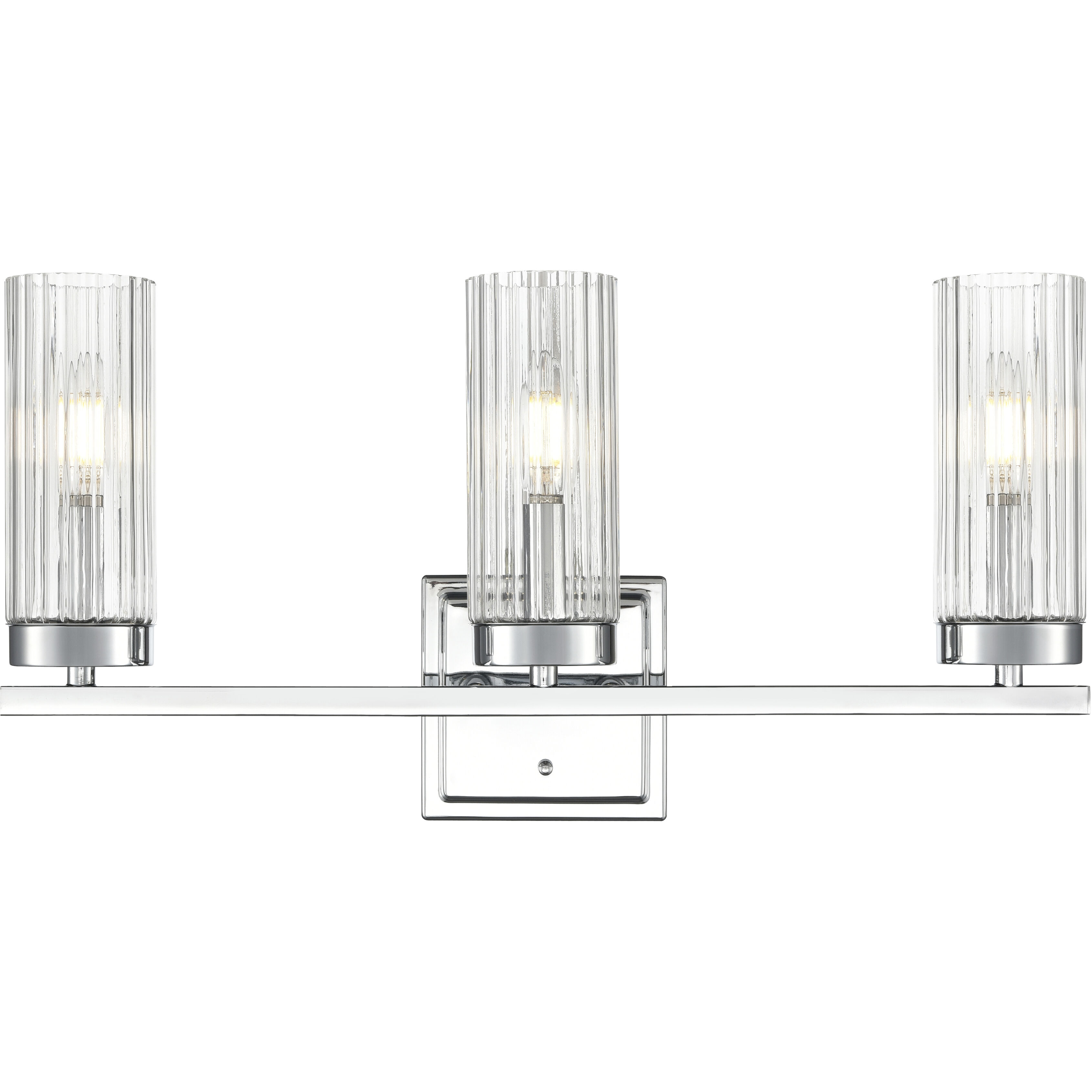 Iversen 3 Light 21 inch Polished Chrome Bathroom Vanity Light Wall Light