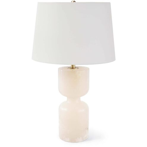 Joan 25 inch 150.00 watt Natural Stone Table Lamp Portable Light, Large