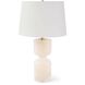 Joan 25 inch 150.00 watt Natural Stone Table Lamp Portable Light, Large