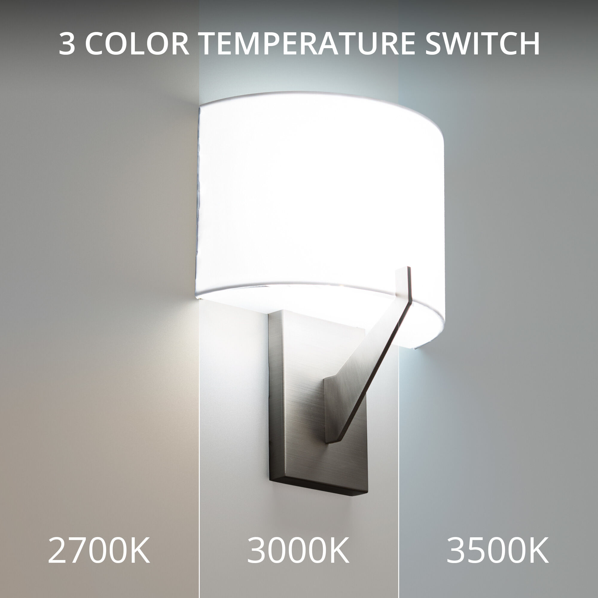 Fitzgerald Wall Sconce Wall Light in 2700K, Black, dweLED