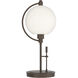Pluto 19.3 inch 100 watt Ink Table Lamp Portable Light in Opal