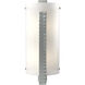 Forged Vertical Bar 2 Light 7.5 inch Vintage Platinum ADA Sconce Wall Light