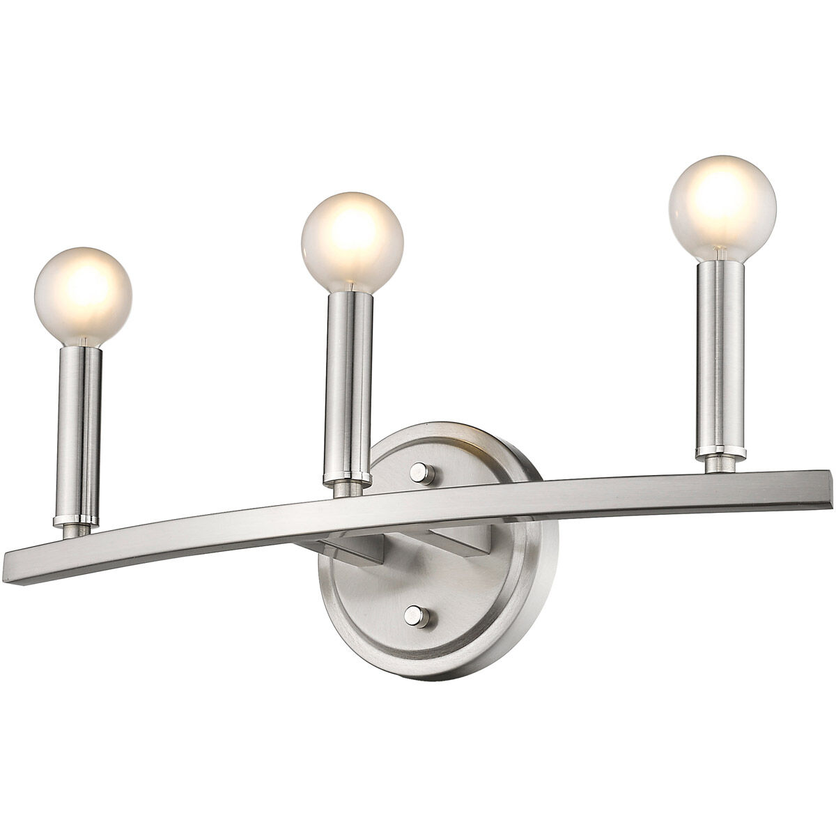 Sawyer 3 Light 18 inch Satin Nickel Vanity Light Wall Light