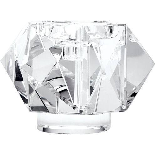 Faceted Star 7 X 2.5 inch Candleholder, Large