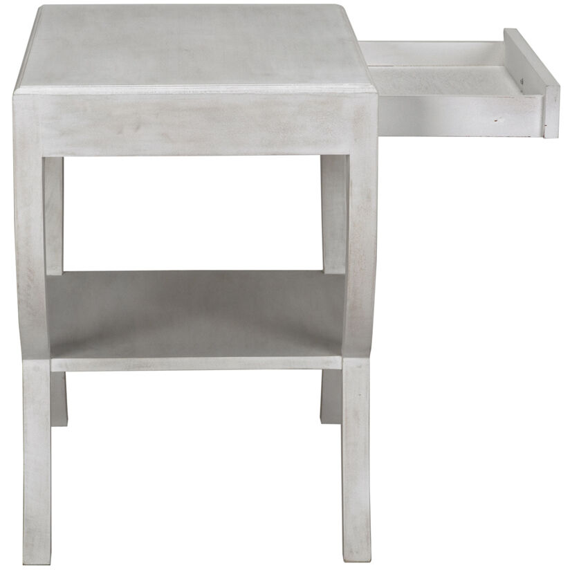 Maude 30 X 28.5 inch White Wash Side Table