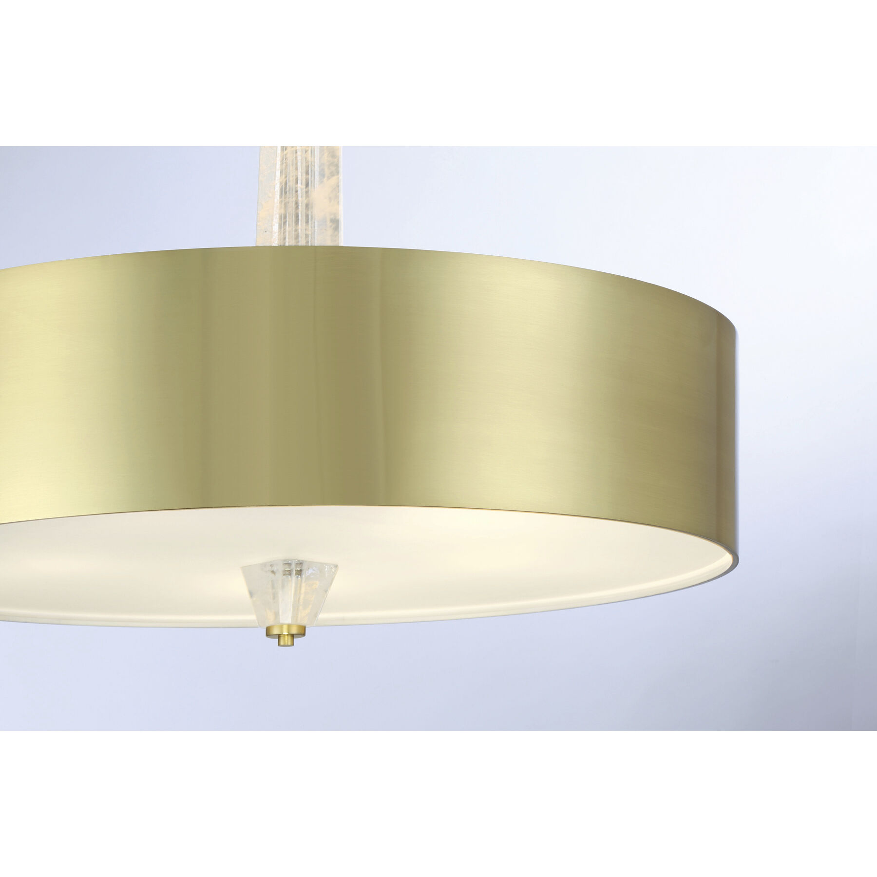 Drifting Droplets LED Vintage Brass Pendant Ceiling Light