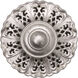Milano 6 Light 24 inch Antique Silver Chandelier Ceiling Light in Swarovski, Antique Silver Cast