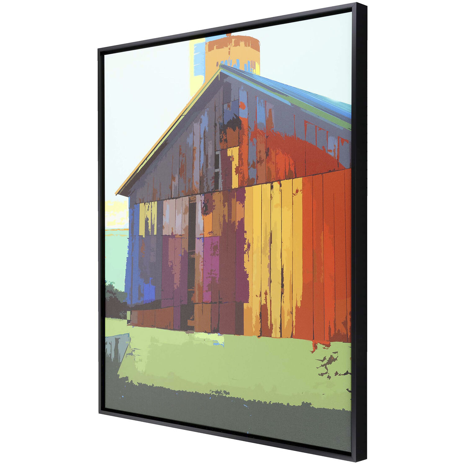 Scenic Multi and Blue and Green and Red Canvas