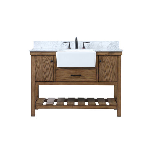 Clement 48 X 22 X 34 inch Driftwood Bathroom Vanity Cabinet