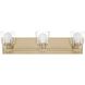 Dryden 3 Light 24.25 inch Champagne Gold Vanity Light Wall Light