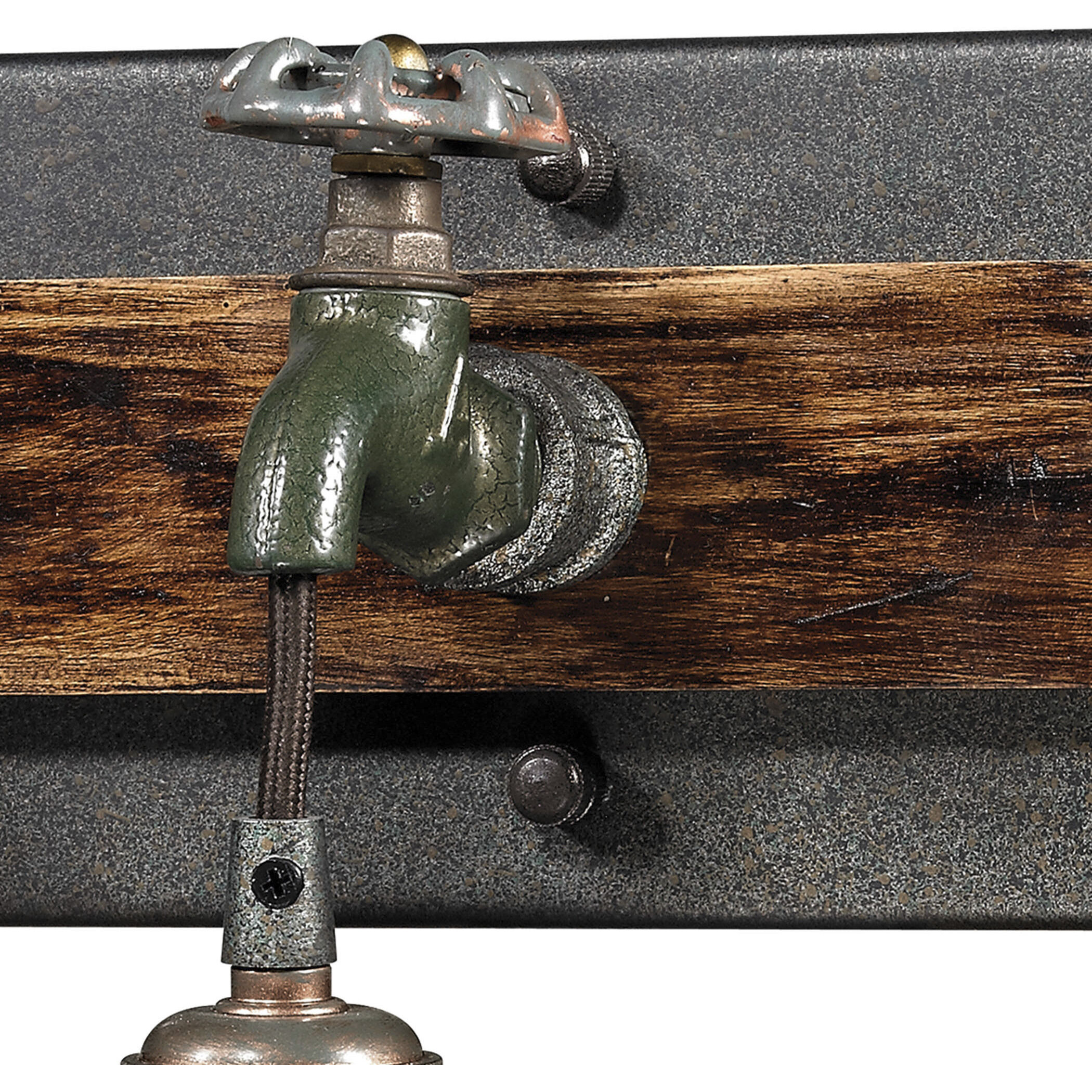 Jonas 3 Light 19 inch Multi Tone Weathered Vanity Light Wall Light