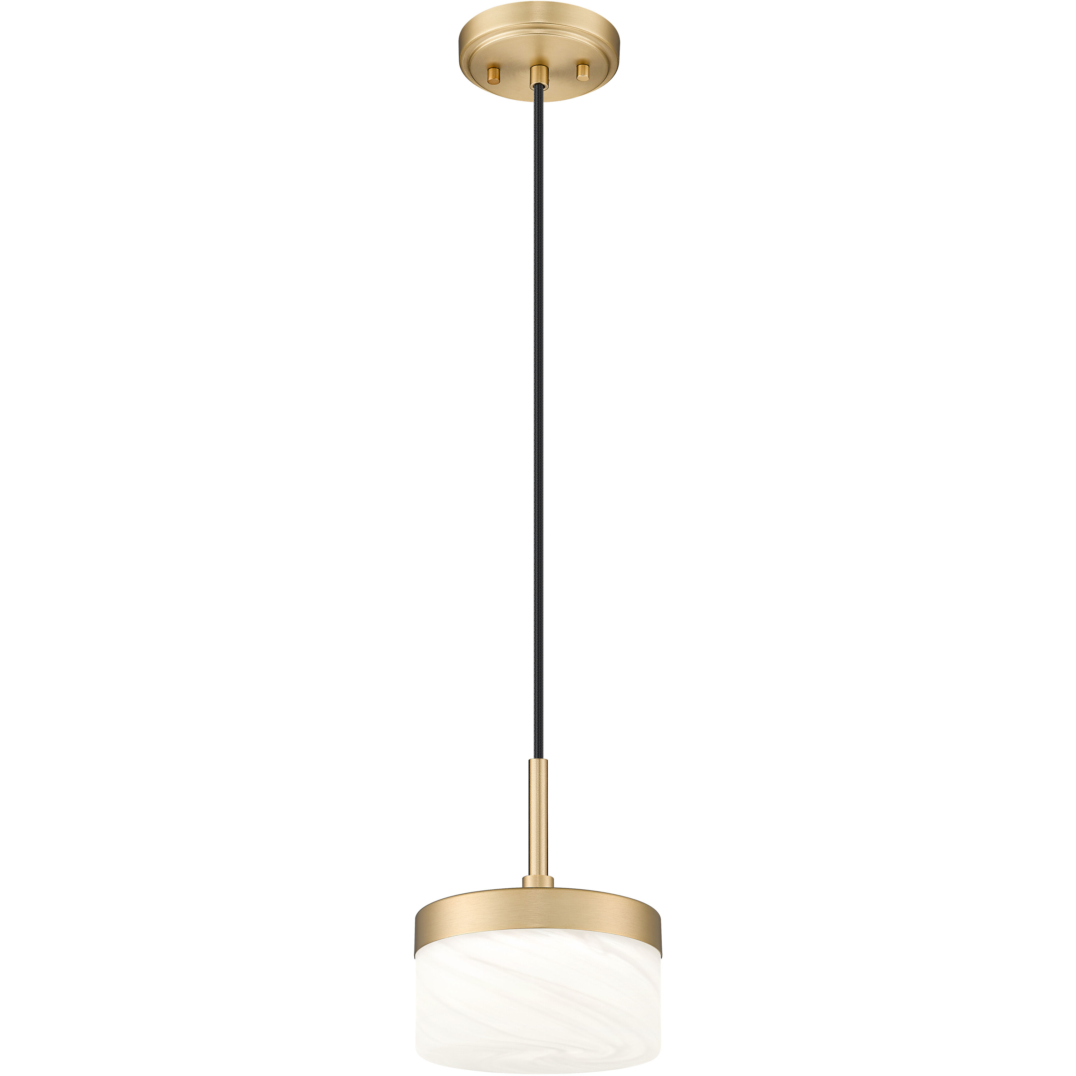 Renaud LED 6.75 inch Modern Gold Pendant Ceiling Light