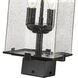 Sana 2 Light 20 inch Black Outdoor Post Mount Fixture