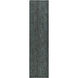 Reeds 36 X 24 inch Aqua, Charcoal Rug