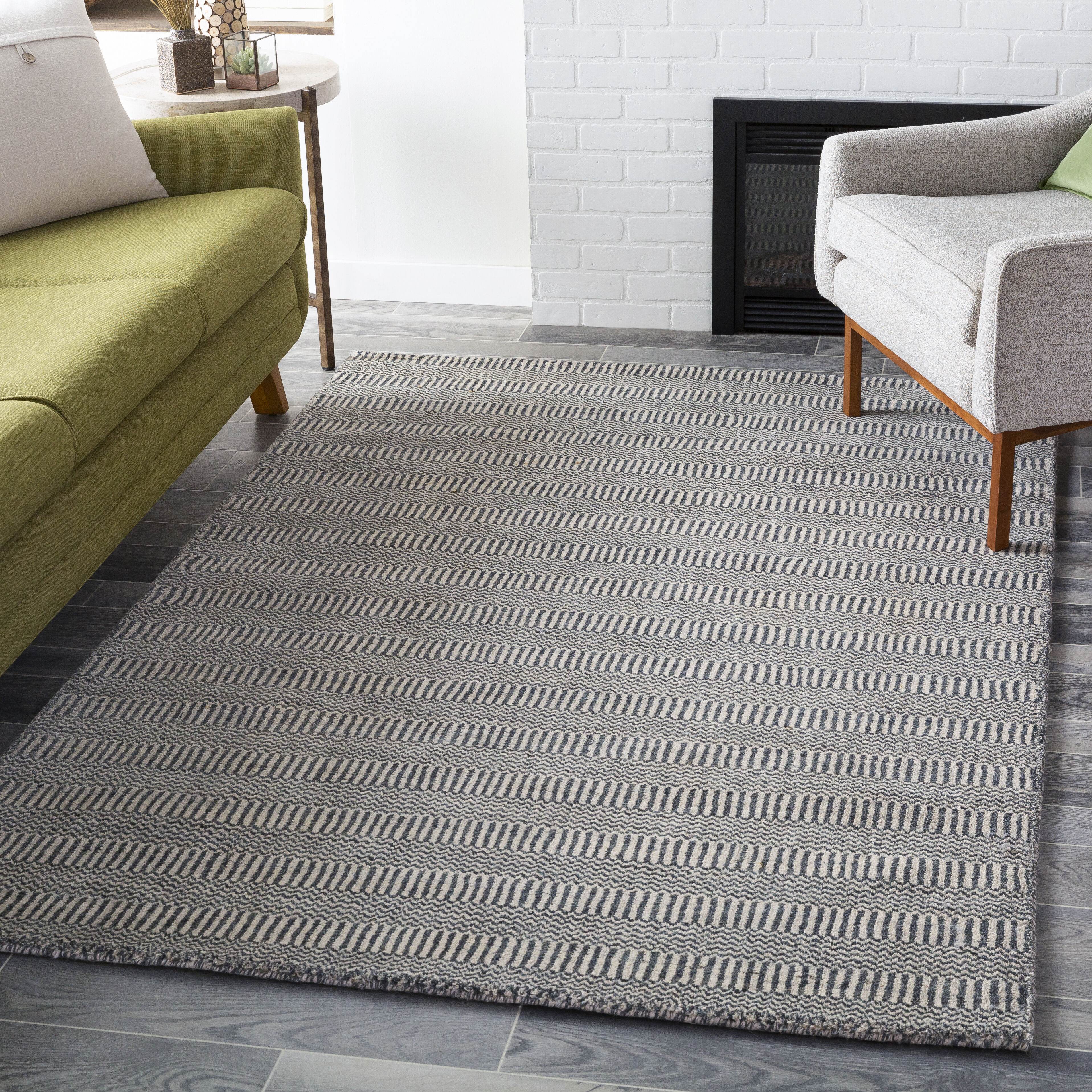 Teton 90 X 60 inch Deep Teal Rug in 5 x 8, Rectangle