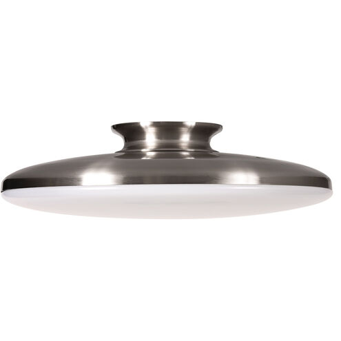 Skye LED 15 inch Satin Nickel Flush Mount Ceiling Light