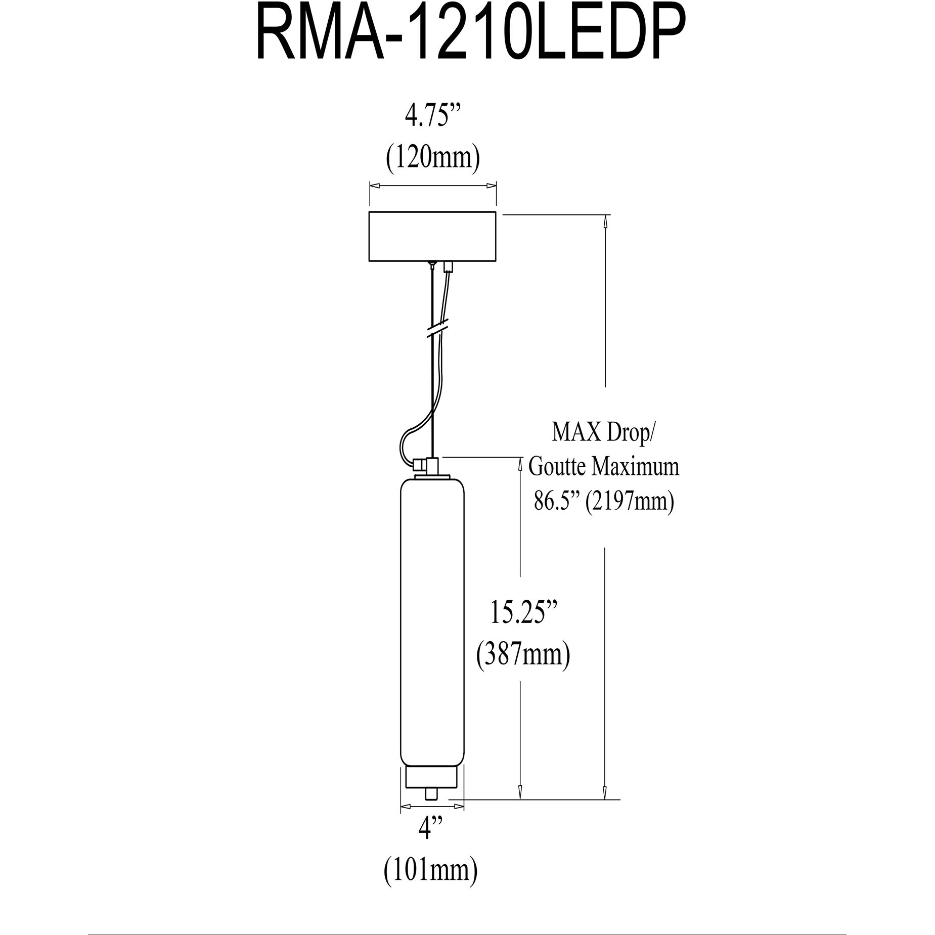 Ramona LED 4.75 inch Aged Brass Pendant Ceiling Light