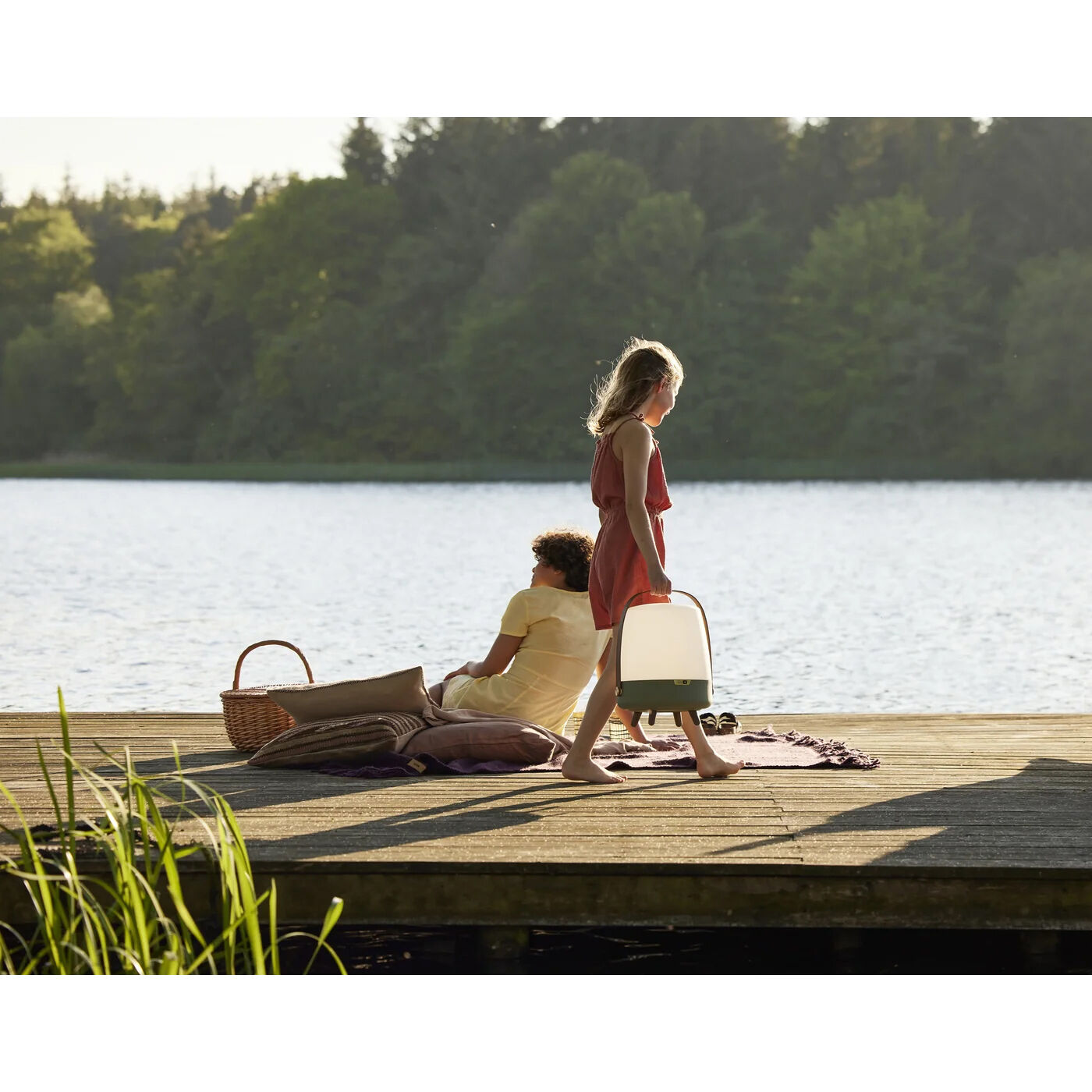 Lite Up Play 15.75 X 11.4 inch Earth Light Brown Taupe Portable Speaker Lamp in Earth Light Brown/Taupe, Kooduu