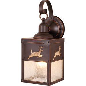 Bryce 1 Light 13 inch Burnished Bronze Outdoor Wall
