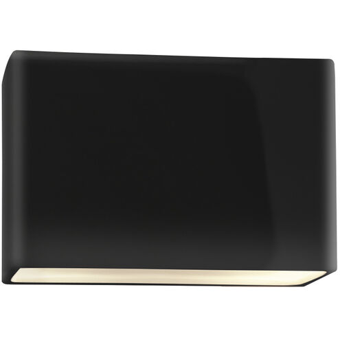 Ambiance Collection LED 6 inch Gloss Black Outdoor Wall Sconce