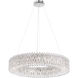 Sarella 18 Light 36 inch Antique Silver Pendant Ceiling Light in Swarovski
