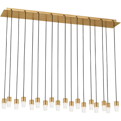 Sean Lavin Lassell 18 Light 10.9 inch Natural Brass Chandelier Ceiling Light in 277V
