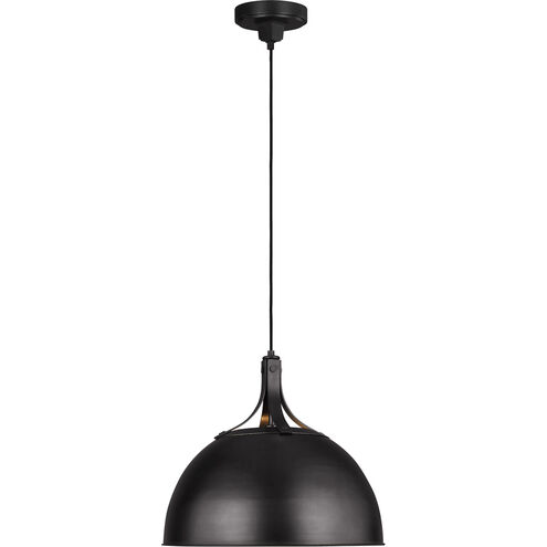 TOB by Thomas O'Brien Logan 1 Light 18 inch Aged Iron Pendant Ceiling Light