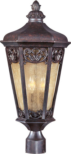 Lexington VX 3 Light 24 inch Colonial Umber Outdoor Pole/Post Lantern