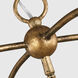 C&M by Chapman & Myers Stonington 4 Light 18.25 inch Antique Gild Hanging Lantern Ceiling Light