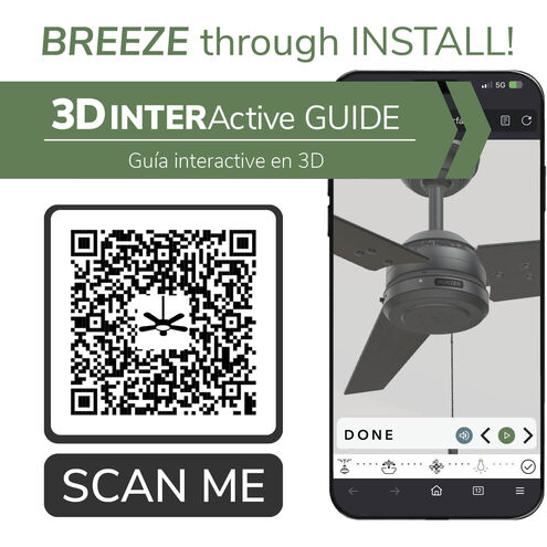 Cassius 60 inch Fresh White with Light Stripe/Fresh White Blades Outdoor Ceiling Fan