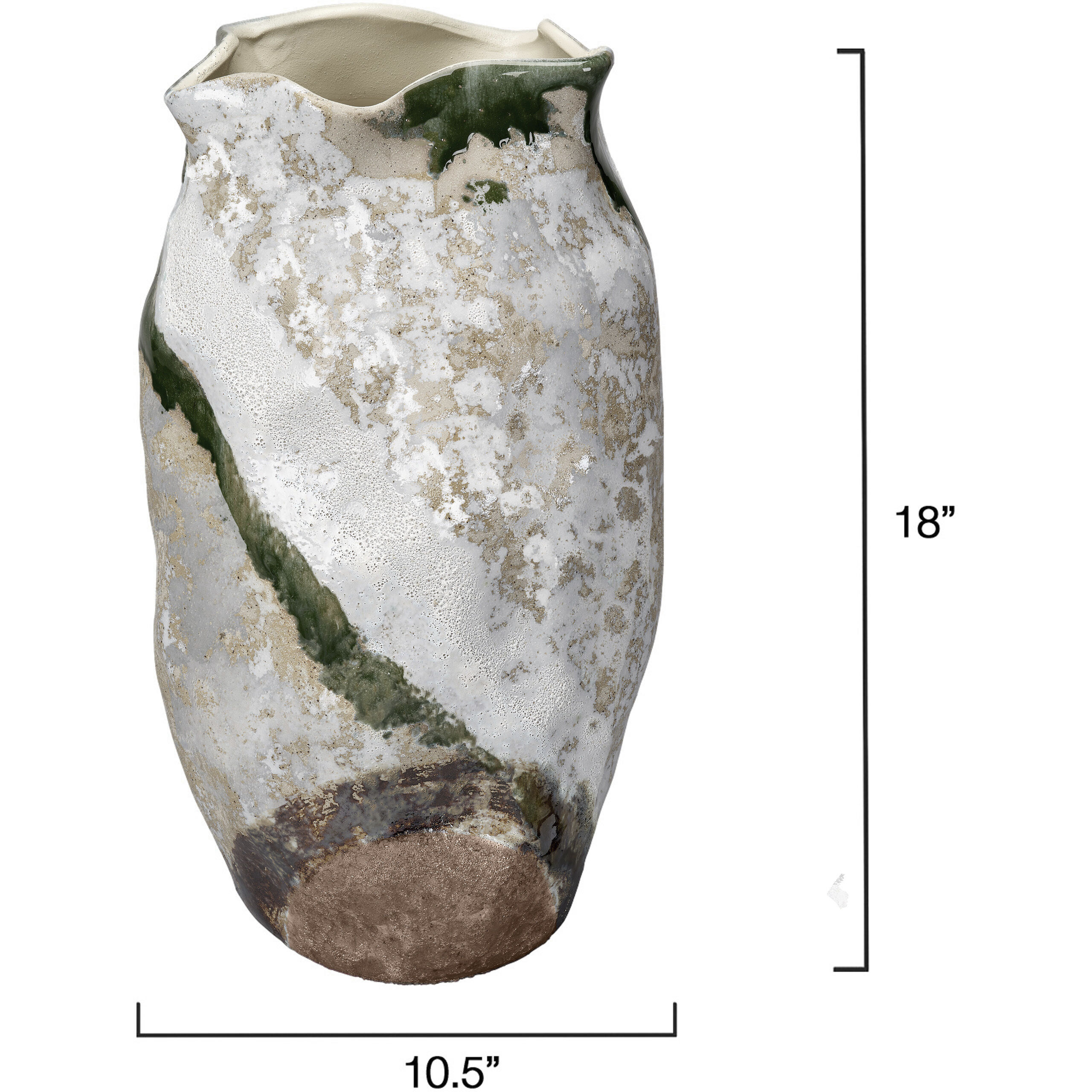 Sandcastle 18 X 10.5 inch Vase, Large