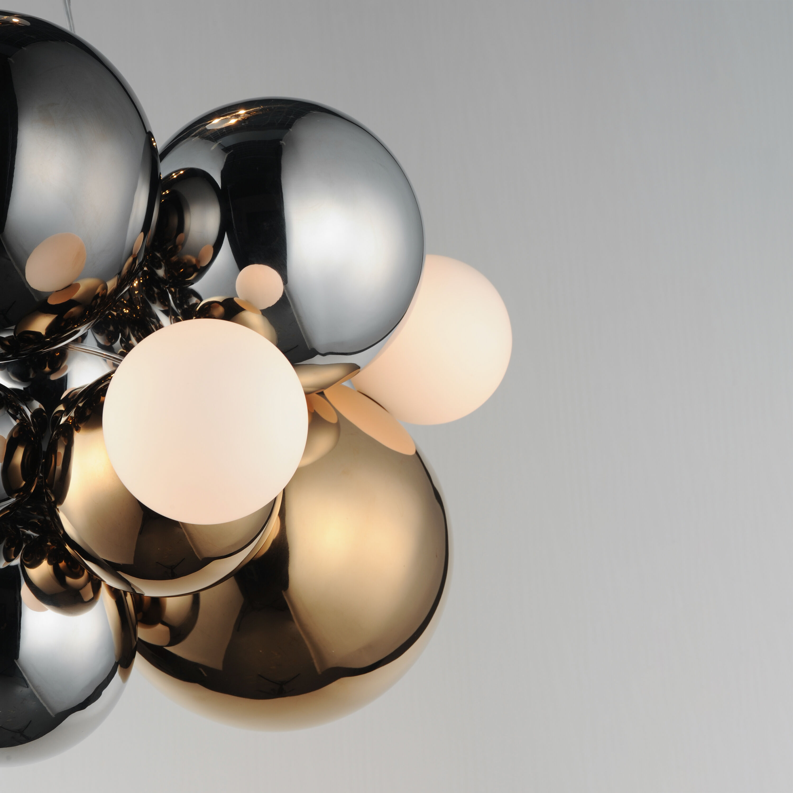 Stormy LED 21 inch Multi-Plated Multi-Light Pendant Ceiling Light