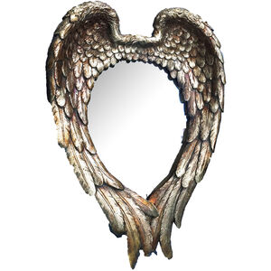 Wing 22 X 16 inch Gold Mirror