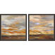 Southwestern Orange and Gray and Rust and Yellow Framed Art