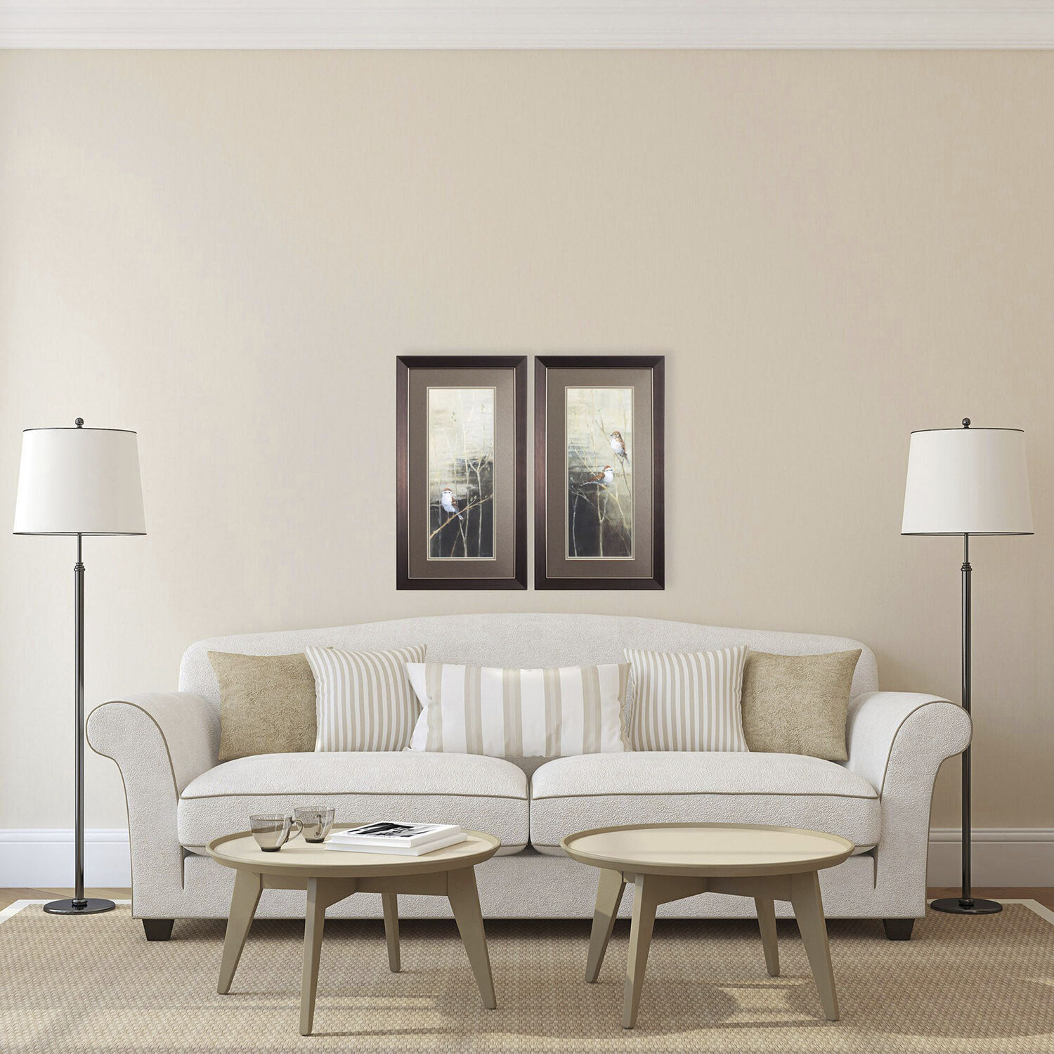 Florals Neutral Framed Art, Propac