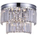 Weiss 4 Light 5 inch Chrome Wall Light