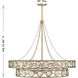 Cologne 12 Light 38 inch Opulent Gold Pendant Ceiling Light