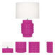 Small Dolly 21.38 inch 150 watt Razzle Glazed Textured Ceramic Accent Lamp Portable Light in Fondine