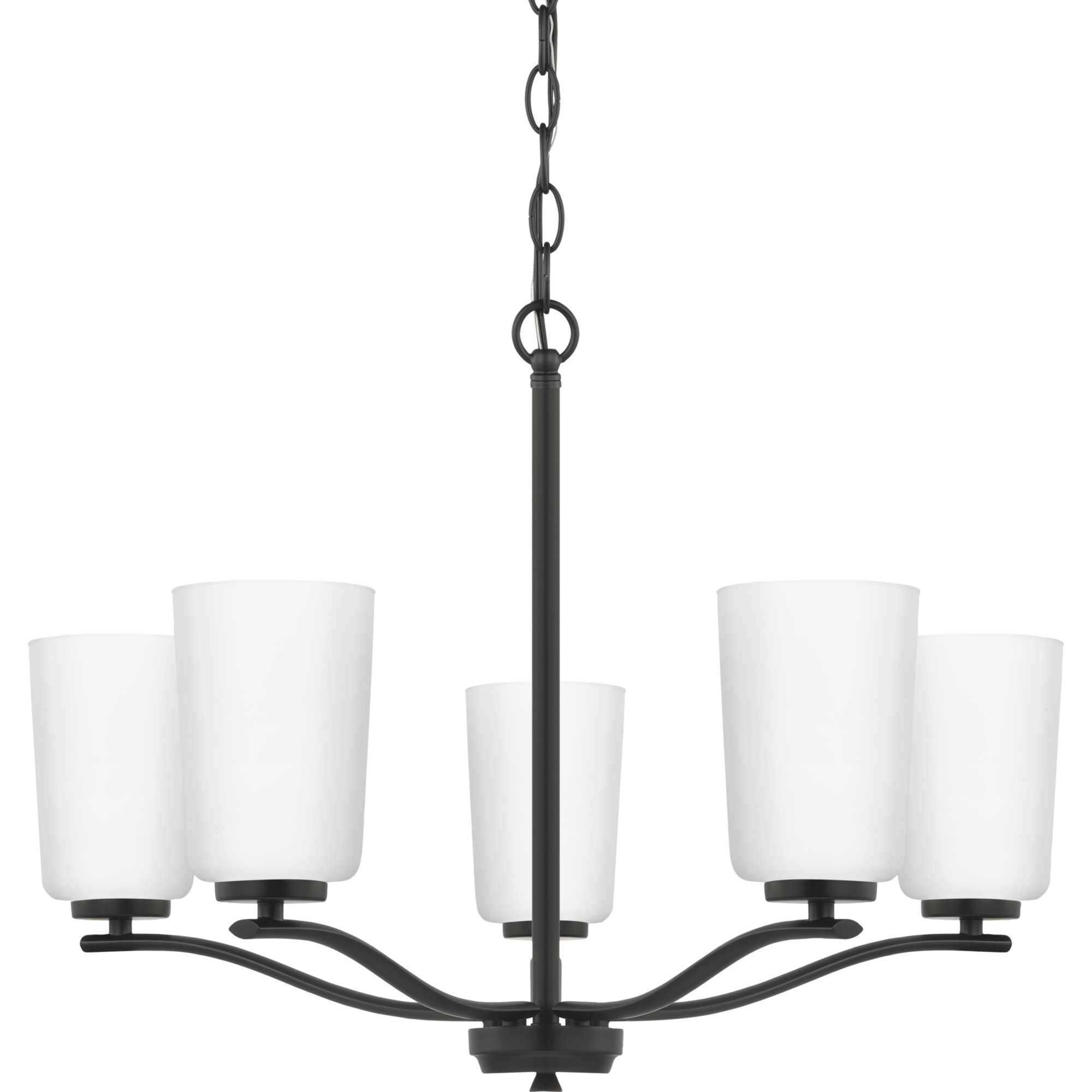 Adley 5 Light 22.87 inch Matte Black Chandelier Ceiling Light 