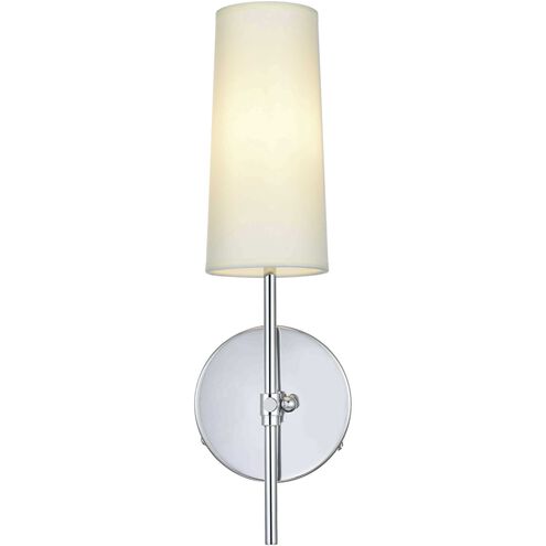 Mel 1 Light 5 inch Chrome Bath Sconce Wall Light