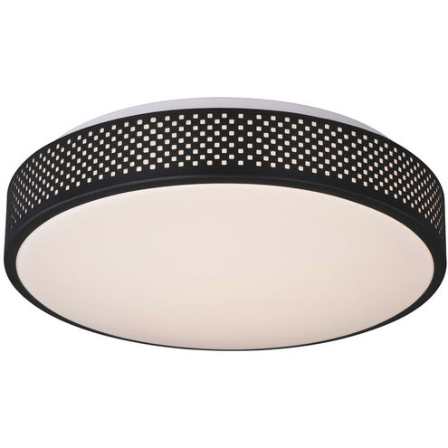 Anson LED 13.5 inch Black Flush Mount Ceiling Light