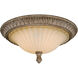 Avenant 3 Light 16 inch French Bronze Flush Mount Ceiling Light