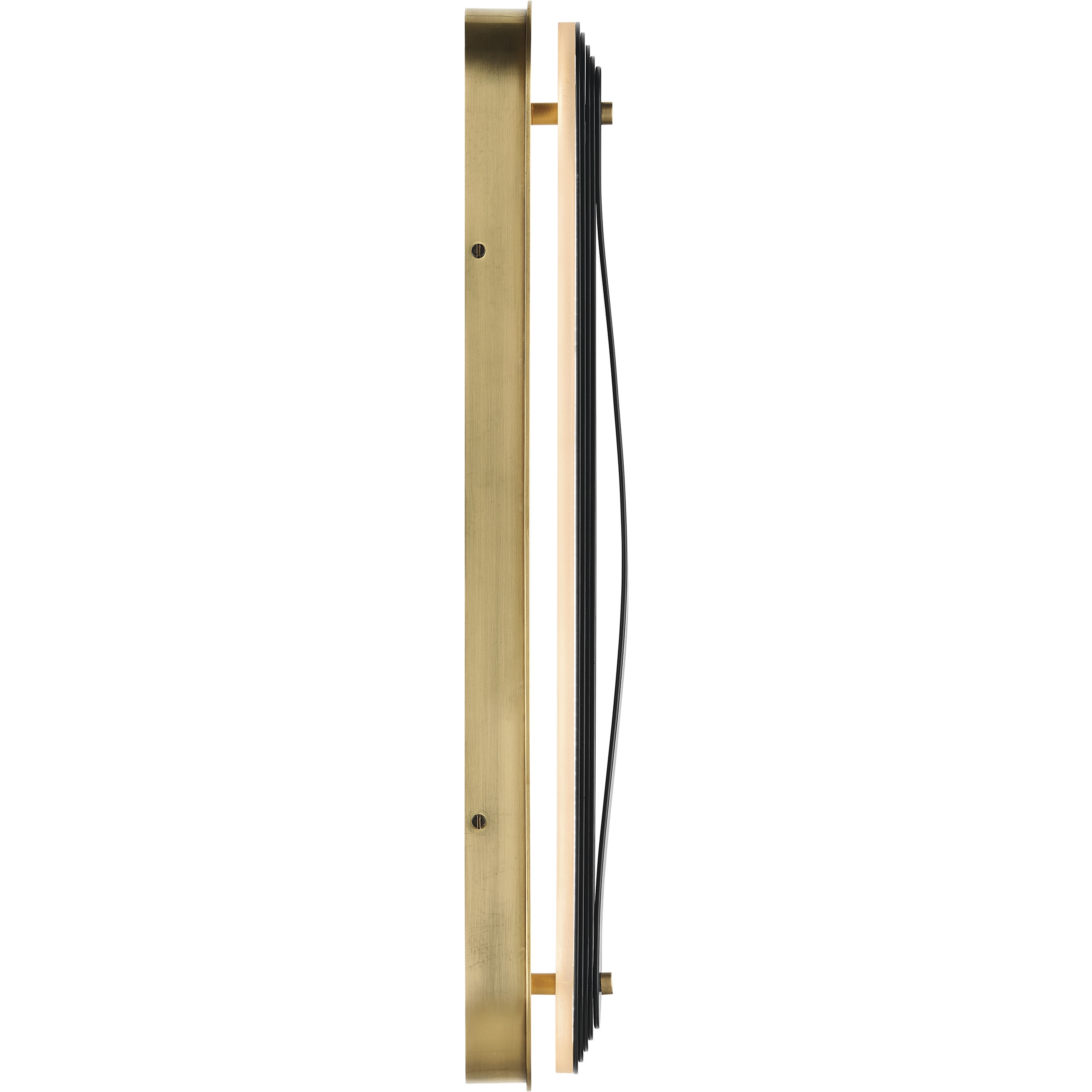 Tauri LED 5.25 inch Lacquered Brass Wall Sconce Wall Light