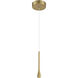 Pingo LED 1.5 inch Soft Brass Mini Pendant Ceiling Light