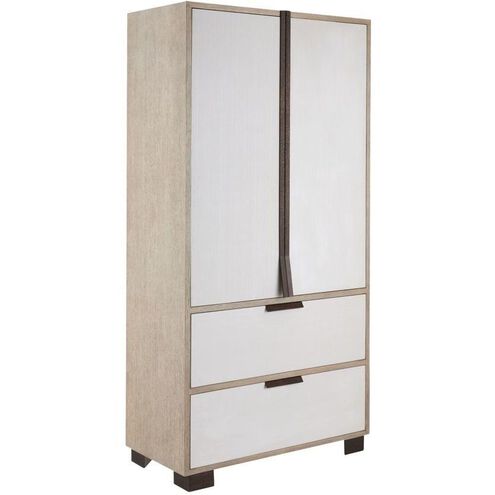 Dorsey Beige and Smoke Cabinet