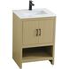 Ira 24 X 34 inch Honey Brown Bathroom Vanity Cabinet