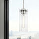Downtown Urban Blakeley 1 Light 5 inch Satin Nickel Pendant Ceiling Light in Clear